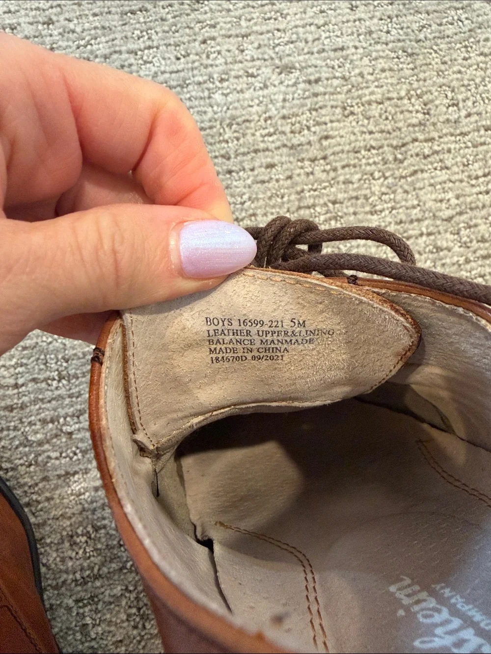 Boys Dress Shoes Florsheim brown leather
